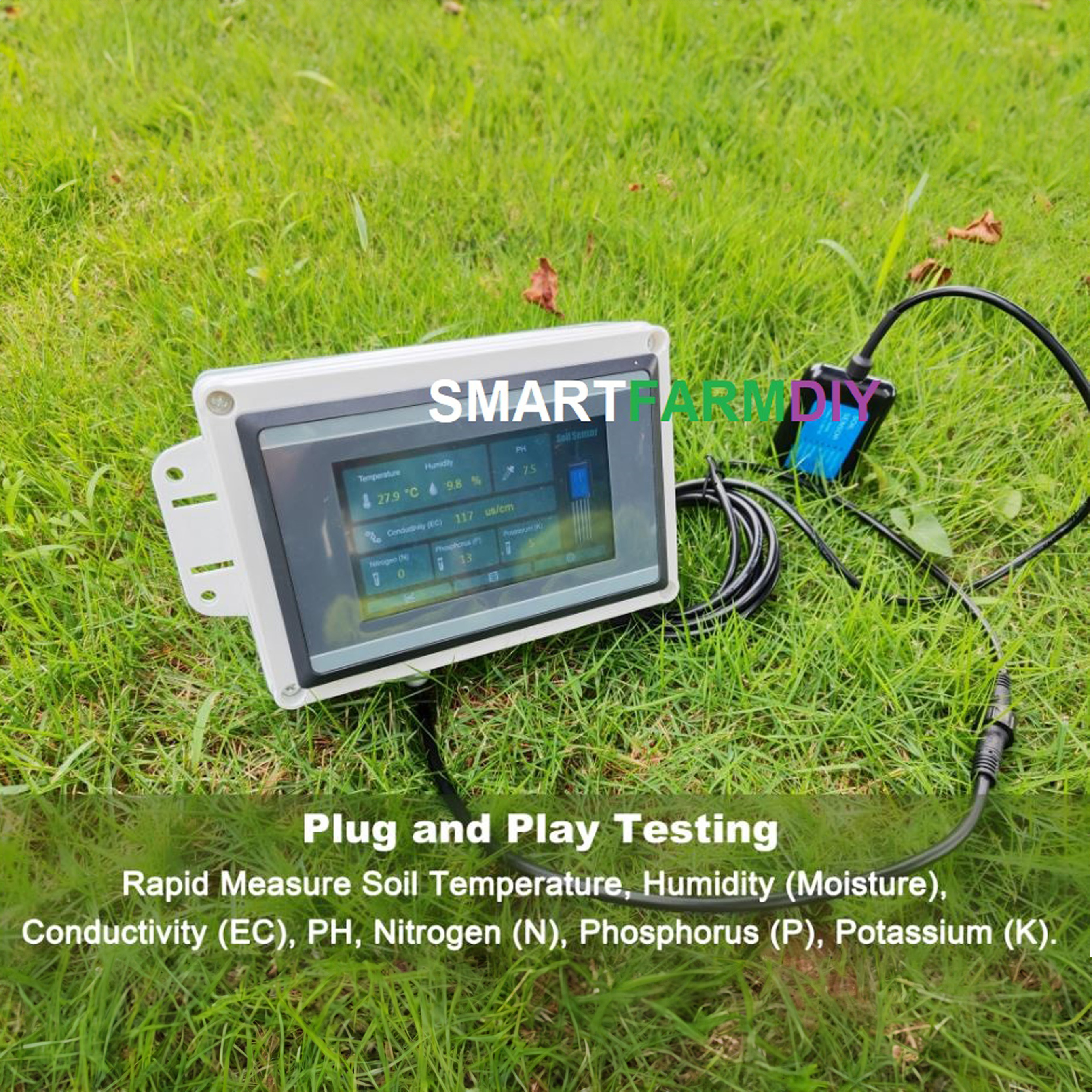 กล่องเซนเซอร์วัด NPK 7 in 1