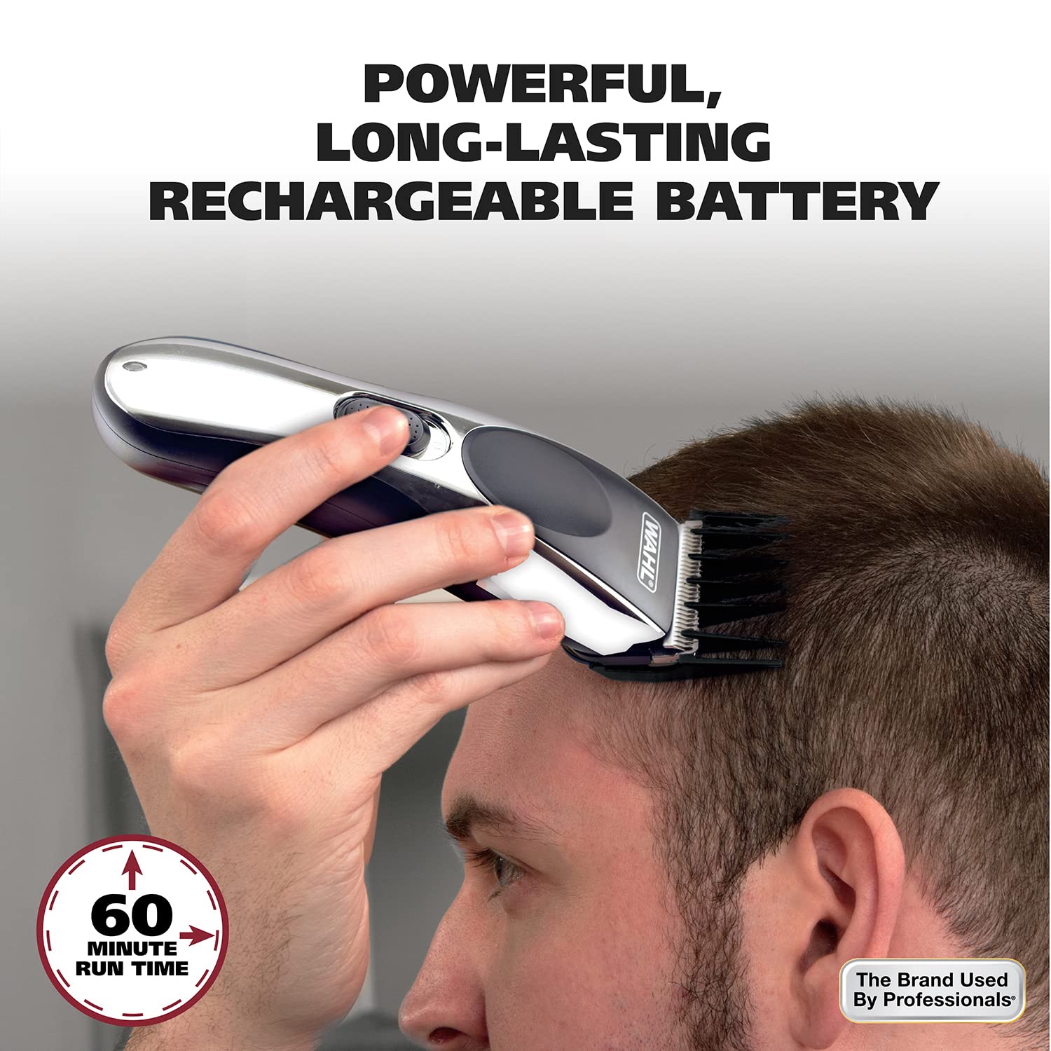 Wahl® Rechargeable Hair Clipper With Guards Kit Model 79434 อุปกรณ์ตัดผม ปัตตาเลี่ยน แบบไร้สาย ชาร์จได้