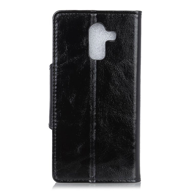 Case Samsung Galaxy J8 (2018) #เคสฝาพับแบบกระเป๋าสตางค์หนัง PU Textured PU Leather Wallet