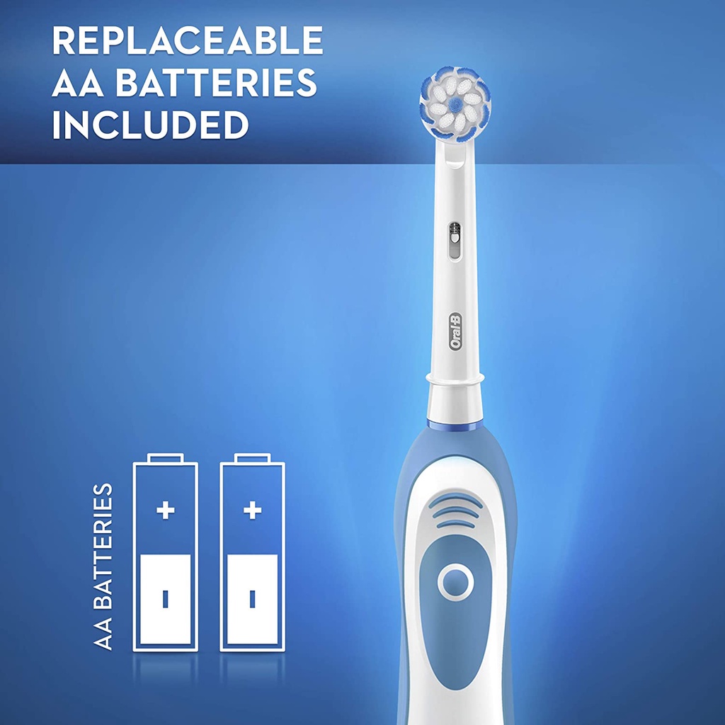 Oral-B® Pro-Health Gum Care Deep Cleans and Gentle on Gums 1 Toothbrush 2 Batteries ออรัลบี แปรงสีฟันไฟฟ้า