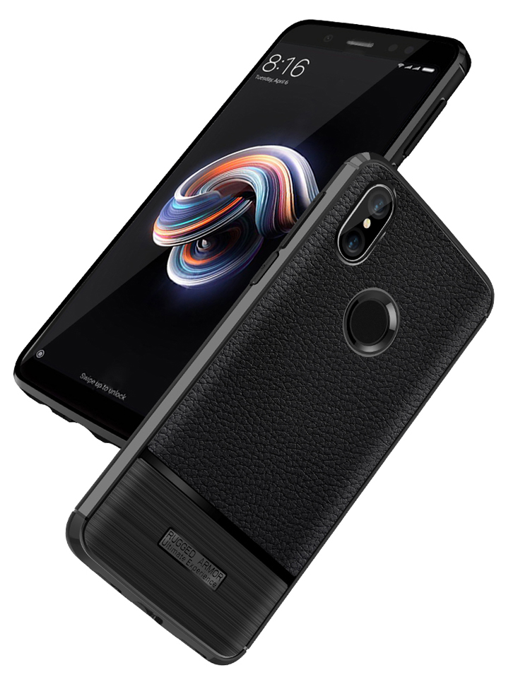 Case Xiaomi Redmi Note 5 #เคสฝาหลัง TPU นิ่มผิวลิ้นจี่กันลื่นคุณภาพดีราคาถูก