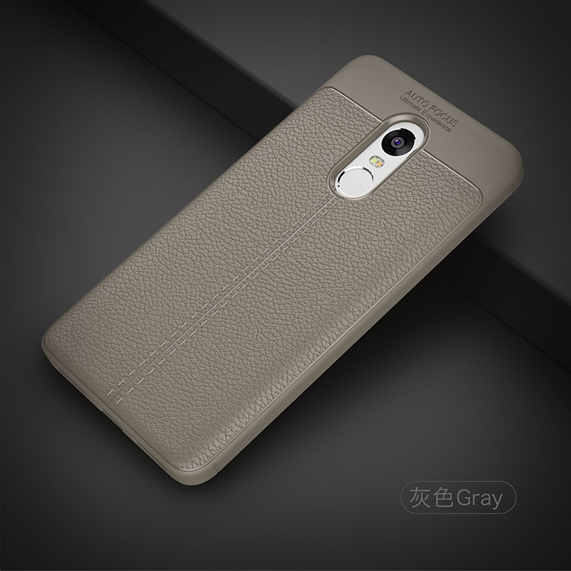 Case Xiaomi Redmi 5 Plus #เคสฝาหลังผิวลิ้นจี่ช่วยป้องกันลายนิ้วมือและกันลื่นได้ดี