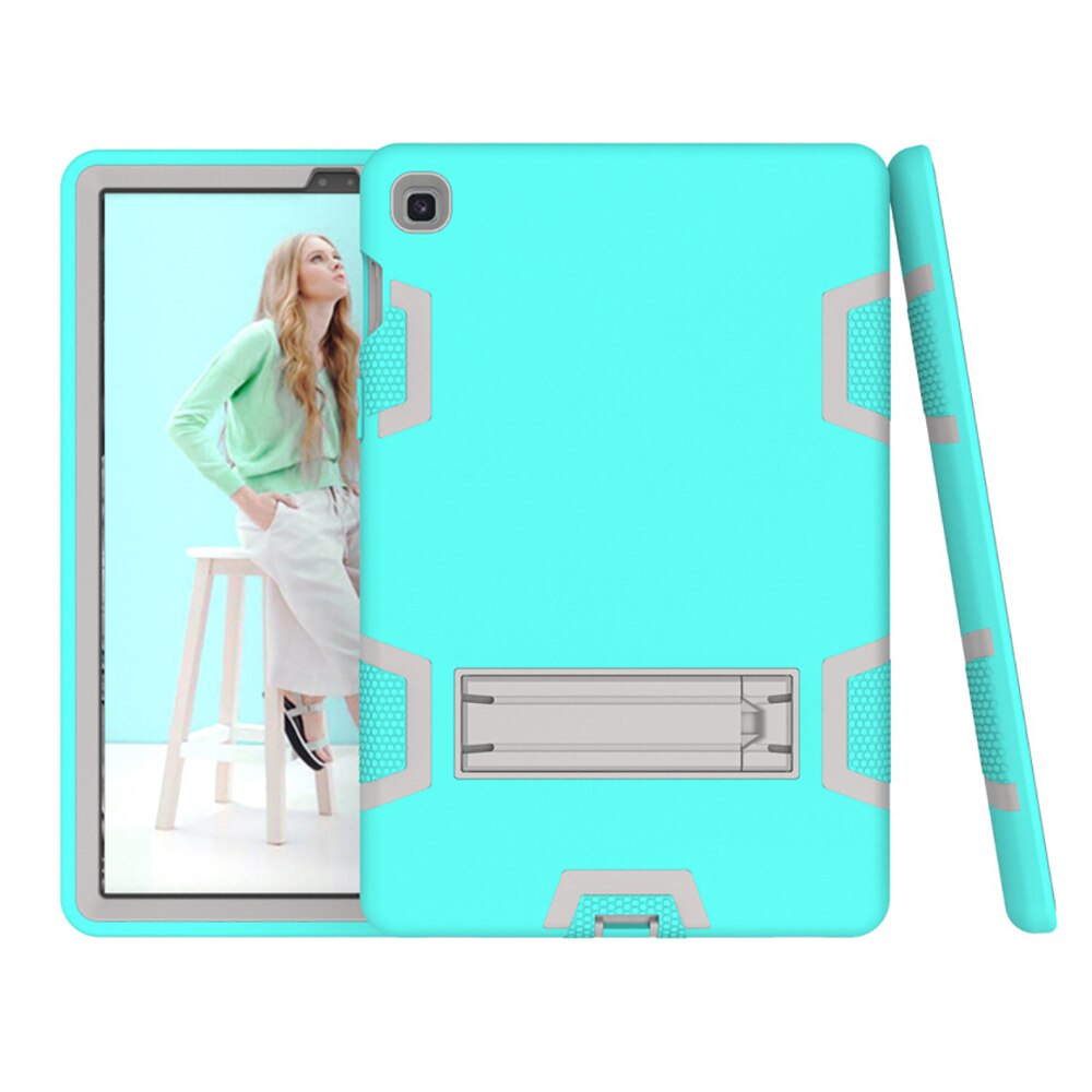 Case Samsung Galaxy Tab S5e SM-T720 #เคสฝาหลังกันกระแทก Kickstand PC Silicone Armour Defender