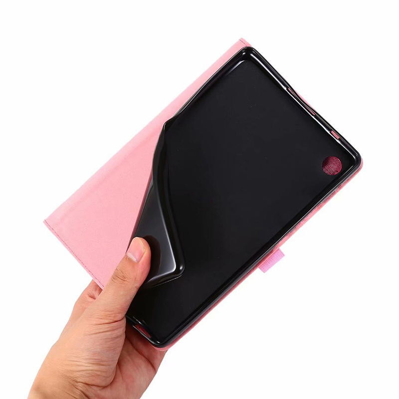 Case Huawei MatePad T8 8นิ้ว #เคสฝาพับหนัง PU ผิวผ้าพับตั้งได้ Cloth Leather Wallet