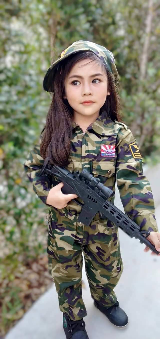 ชุดเด็ก ชุดหมีลายพรางพร้อมหมวก