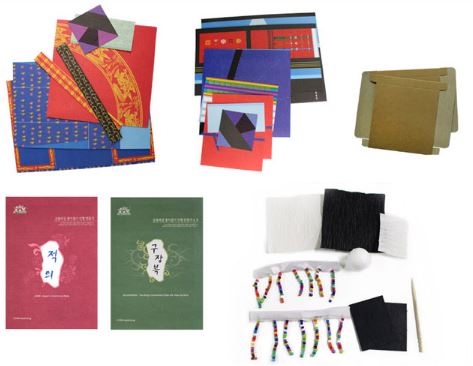 กระดาษพับตุ๊กตาชุดราชสำนักประจำชาติเกาหลี No.1 구장복,적의 만들기 No.1 Korea Royal Court Dress No.1