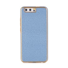 เคส Huawei P10 #เคสฝาหลัง TPU หุ้มด้วยหนัง PU ลายผิวเนื้อยีนส์