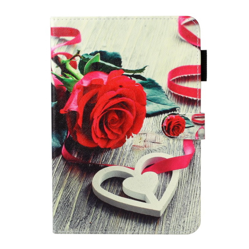 เคส Samsung Galaxy Tab A 8.0 (2019) SM-T290 SM-T295 SM-T297 #เคสฝาพับพิมพ์ลายหนัง PU พร้อมที่เก็บการ์ด Pattern Printing PU Leather Tablet Stand Case with Card Storage