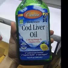 Carlson Labs® Wild Norwegian Cod Liver Oil, Natural Lemon Flavor 1,100 mg 250 mL Freshness & Potency Purity Guaranteed น้ำมันตับปลาจากนอเวย์