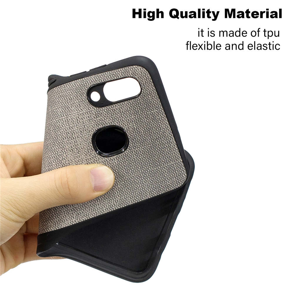 Case Samsung Galaxy A30/A20 #เคสฝาหลังลายผิวยีนส์ Denim TPU+PU Leather