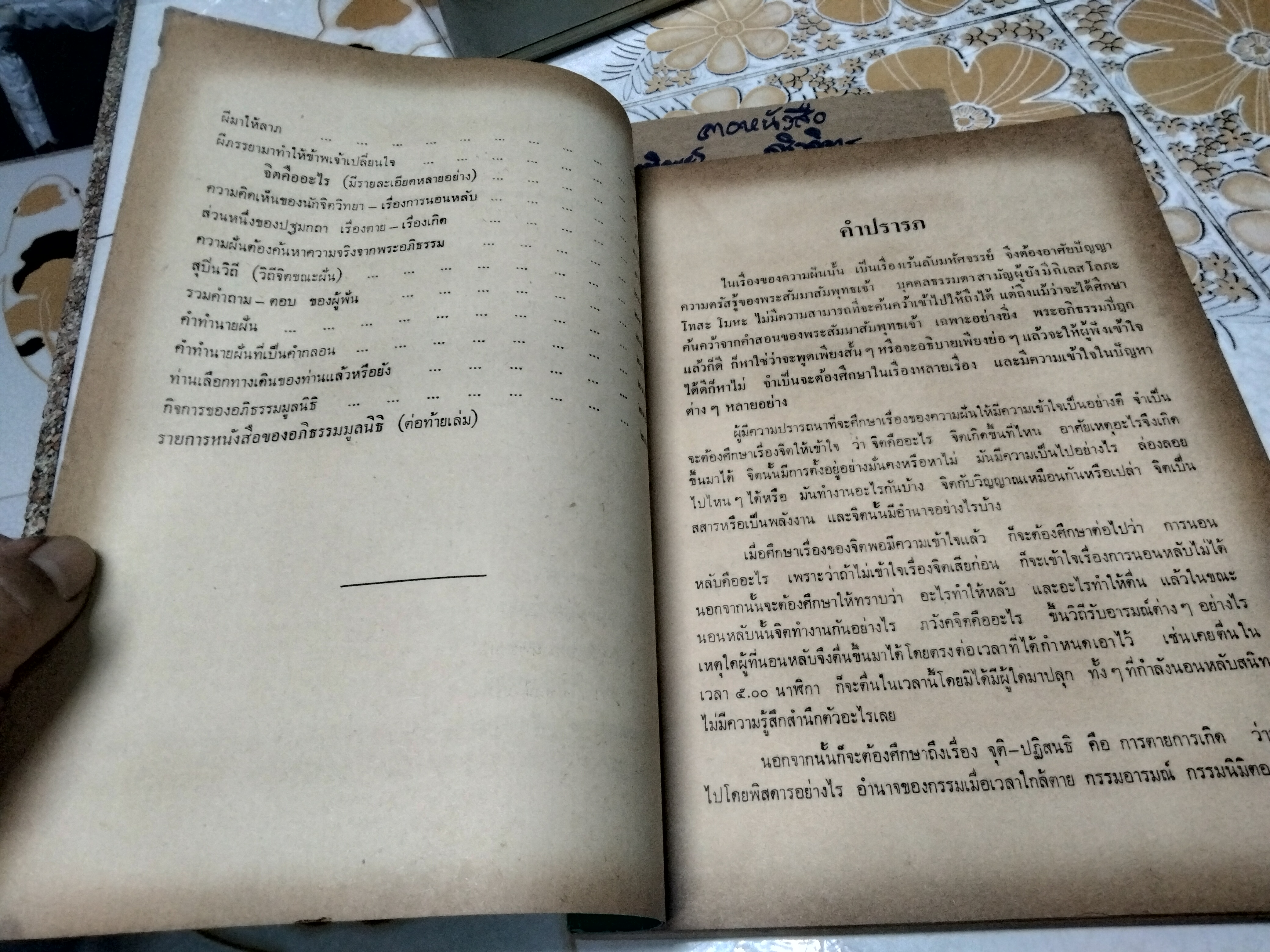 ความฝัน โดย นายบุญมี เมธางกูร