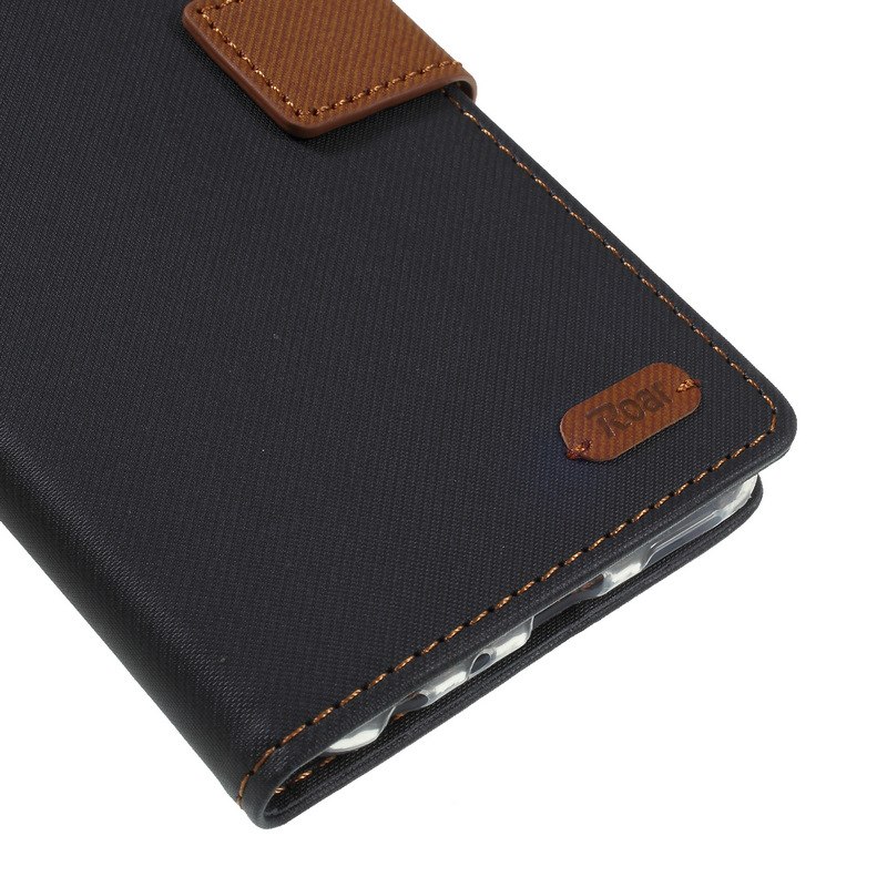 Case Asus ZenFone Max Pro (M1) ZB602KL #เคสฝาพับแบบกระเป๋าสตางค์ ROAR KOREA Twill Leather Wallet