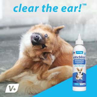 Oticbliss® Cleansing & Drying Ear Flush for Dogs and Cats, 118ml ทำความสะอาด ล้าง หยอด หู สำหรับสุนัขและแมว