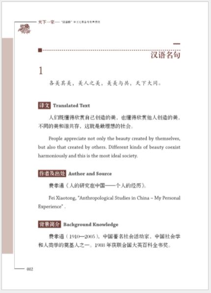 หนังสือภาษาจีน One World, One Family: Audio Book for “Chinese Bridge” Contestants 天下一家——“汉语桥”中文比赛备考有声读物 One World, One Family: Audio Book for “Chinese Bridge” Contestants