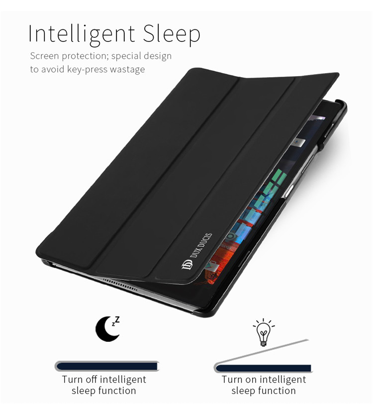 เคส Lenovo Tab 4 8 Plus #เคสหนังTri-fold DUX DUCIS Skin Pro Series ออโต้ / สลีปซิงค์
