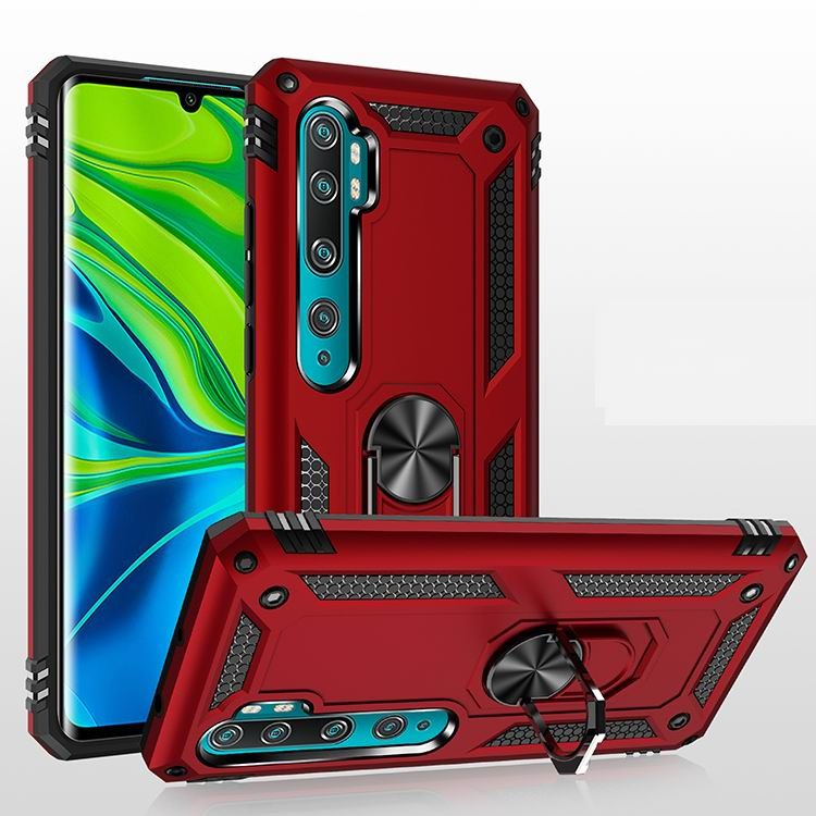 Case Xiaomi Mi Note 10 Pro #เคสฝาหลัง Hybrid TPU+PC มีแหวนสวมนิ้ว