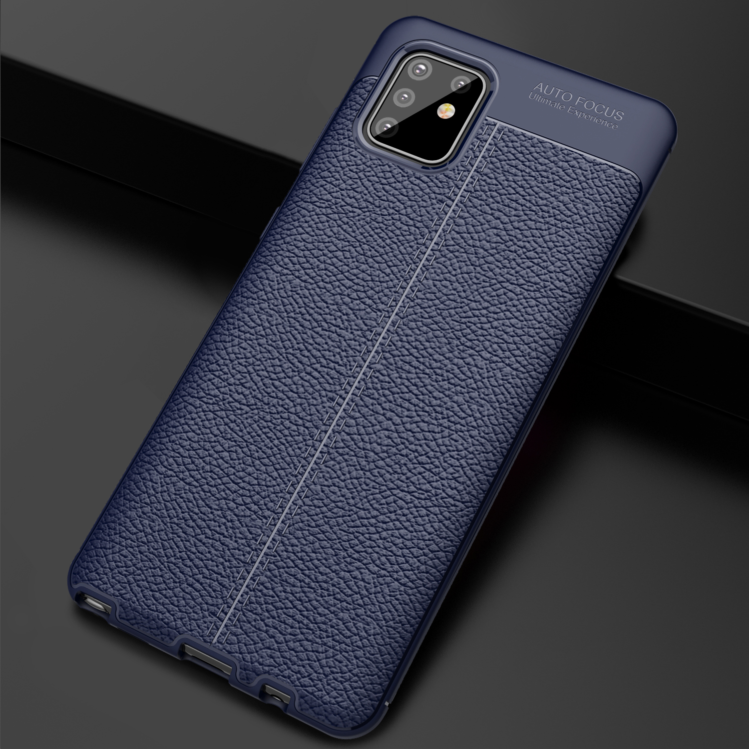 เคส Samsung Galaxy Note 10 Lite(สินค้าพร้อมส่ง) #เคสฝาหลัง TPU นิ่มลายหนัง PU ผิวลิ้นจี่ช่วยป้องกันลายนิ้วมือและกันลื่น