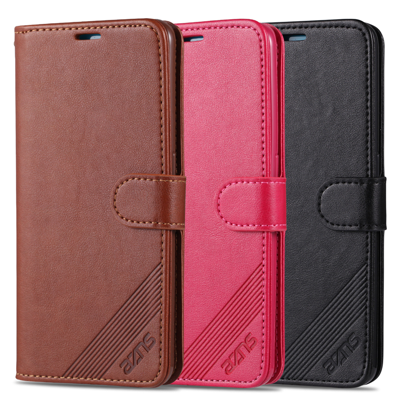 Case OPPO Reno 2 #เคสฝาพับหนัง PU มีช่องใส่บัตร AZNS Wallet Leather Stand Phone Cover