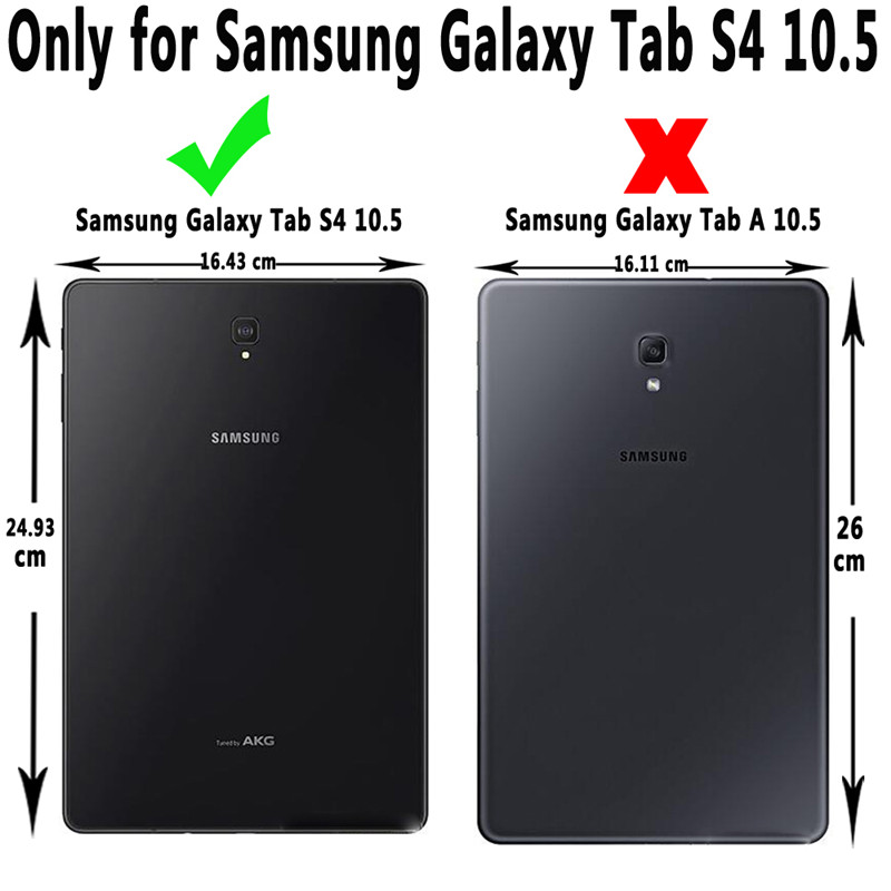 เคส Samsung Galaxy Tab S4 10.5 SM-T830 SM-T837 Kickstand PC + TPU Hybrid #เคสฝาหลังกันกระแทก
