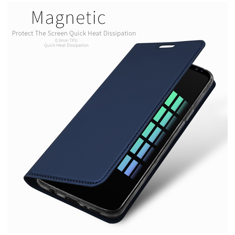 Case Samsung Galaxy S9 G960 #เคสฝาพับ DUX DUCIS Skin Pro Series เคสคุณภาพดีราคาถูก