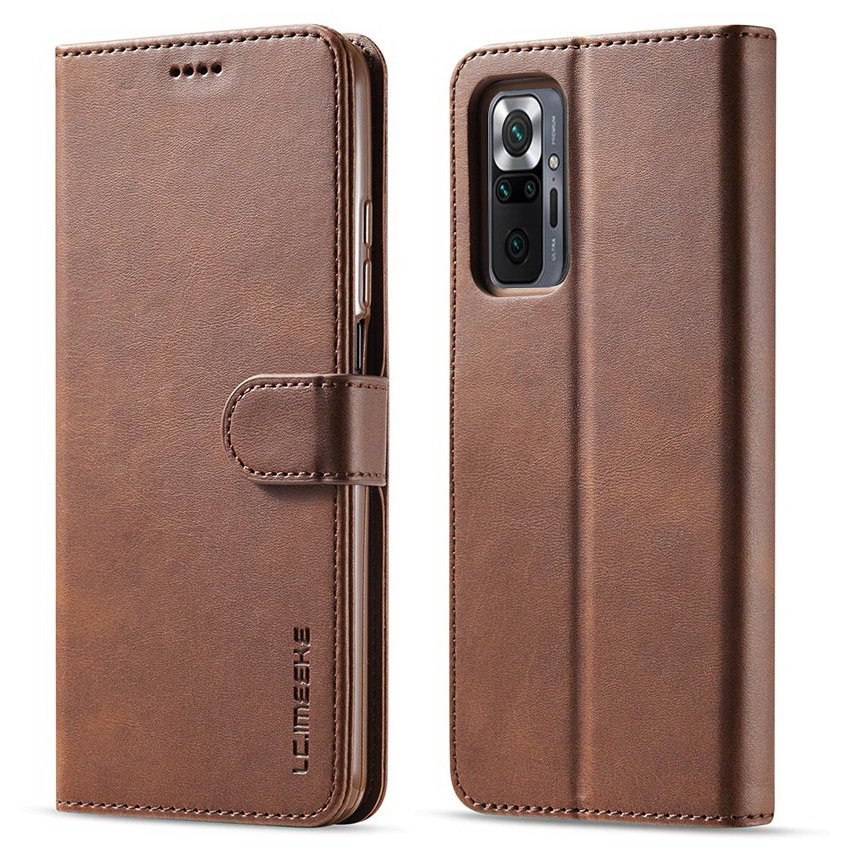 เคส Redmi Note 10 Pro #เคสฝาพับหนัง PU LC.IMEEKE คุณภาพดีสไตล์กระเป๋าสตางค์พร้อมช่องใส่การ์ด