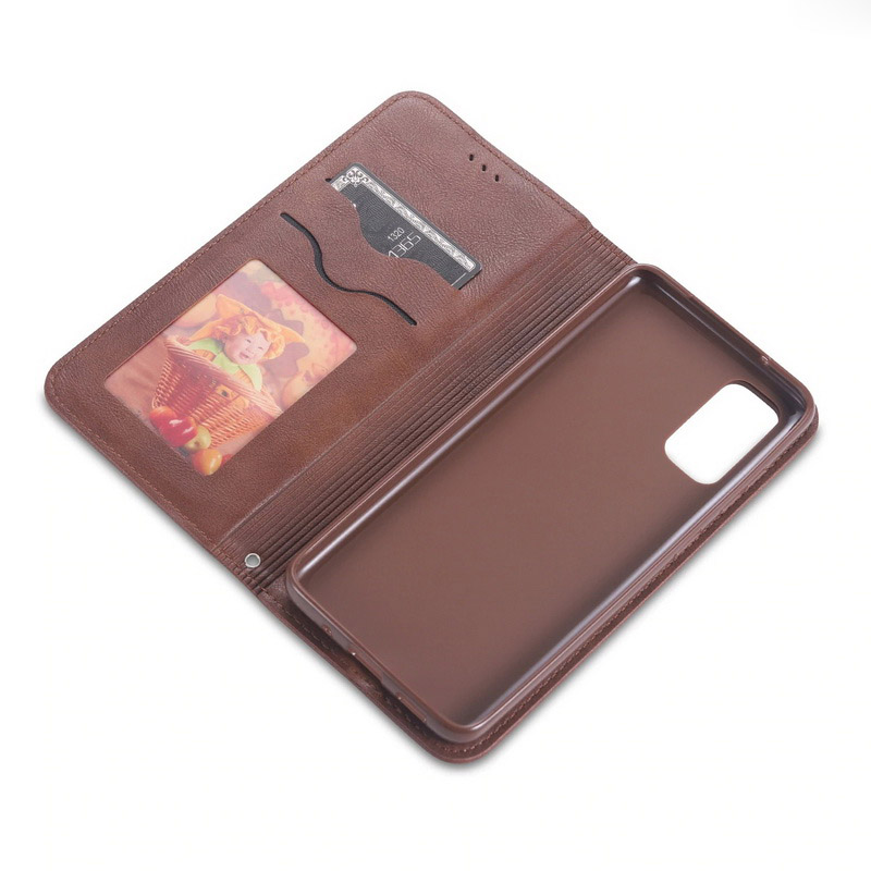 เคส Samsung Galaxy S20+ #เคสฝาพับ AZNS สไตล์ Retro หนัง PU มีช่องเสียบการ์ด