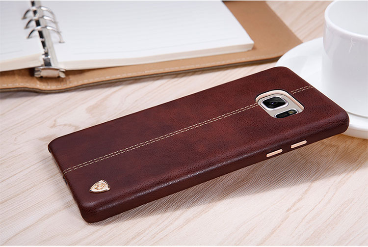 เคส Samsung Galaxy Note FE #เคสฝาหลัง NILLKIN แท้ Englon Series หนังเคลือบพลาสติกแข็งคุณภาพดี