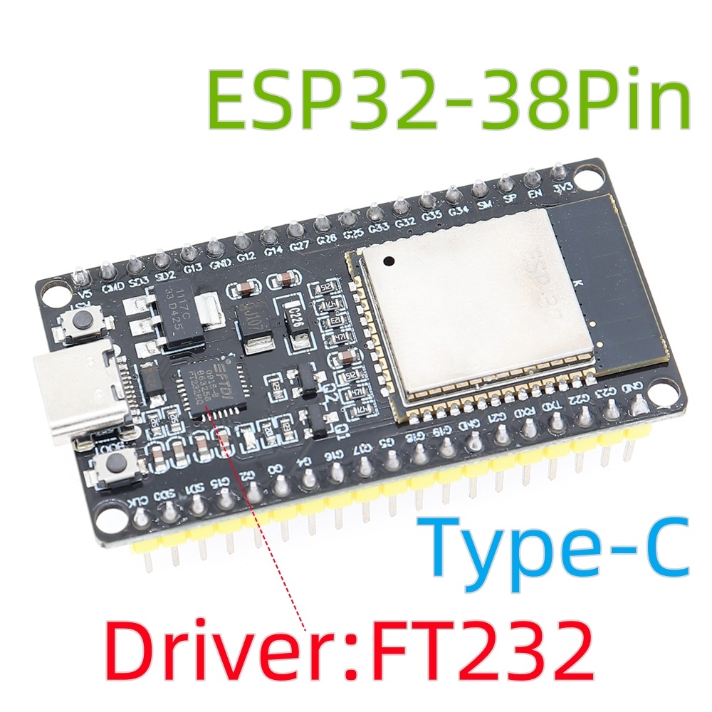บอร์ดทดลอง ESP32 TYPE-C MICRO USB WiFi และบลูทูธ