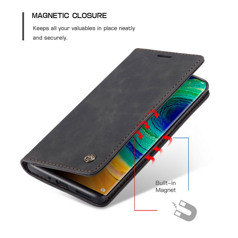 Case Huawei Mate 30 Pro #เคสฝาพับหนังกระเป๋าสตางค์ CASEME Auto-absorbed Leather Wallet