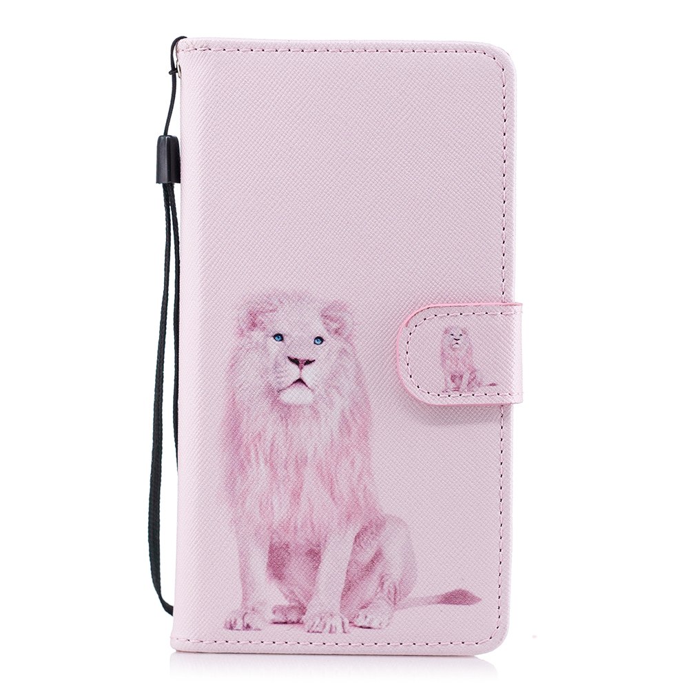 เคส Huawei P20 Lite / Nova 3e #เคสฝาพับหนัง PU พิมพ์ลวดลายสวยงามน่ารักๆ