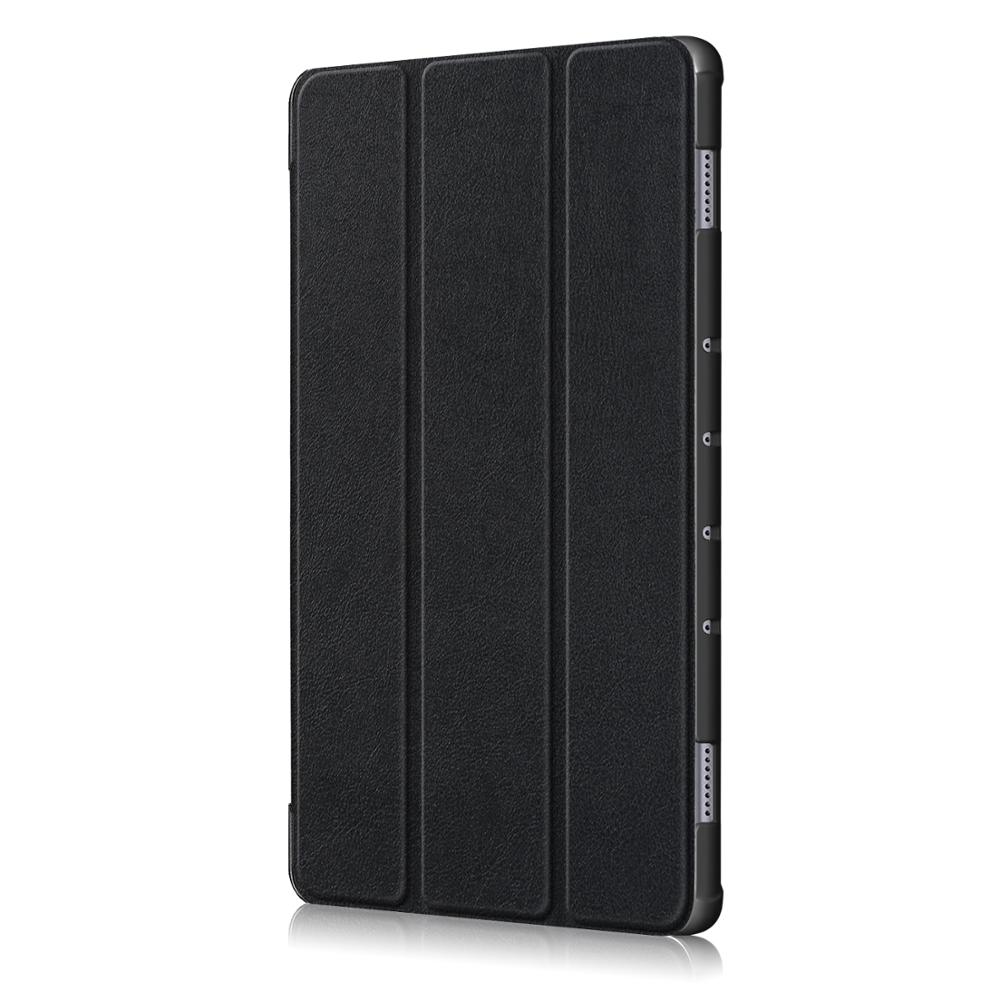 เคส Huawei MediaPad M6 10.8 inch (2019) #เคสฝาพับสามพับหนัง PU ผิวลิ้นจี่ Litchi Skin PU Leather Tri-fold Stand Tablet Cover