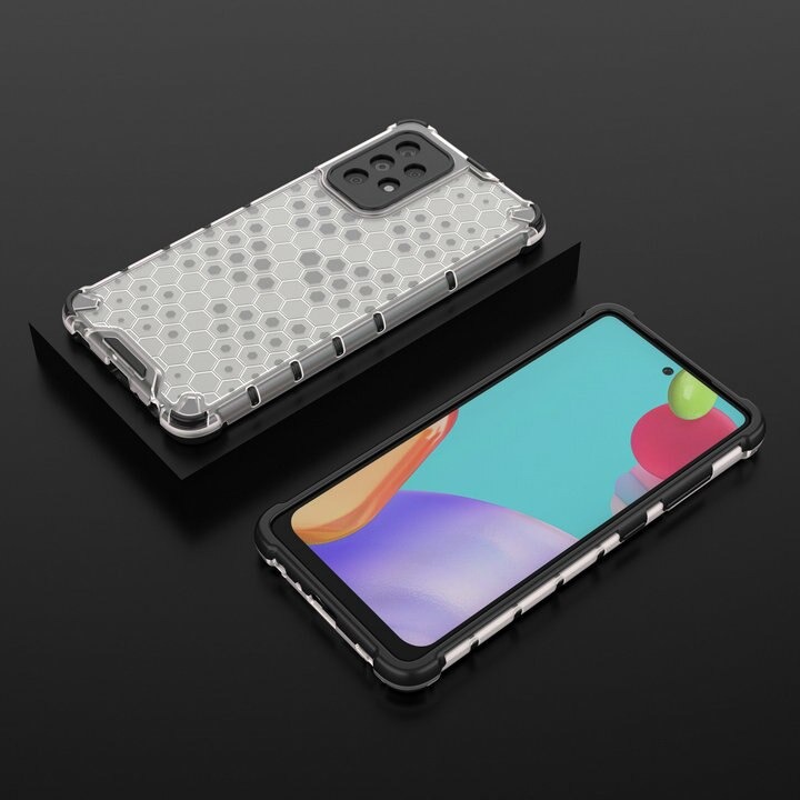 เคส Samsung Galaxy A53 5G #เคสฝาหลังกันกระแทก Honeycomb Shock Absorber TPU + PC + Silicone Hybrid