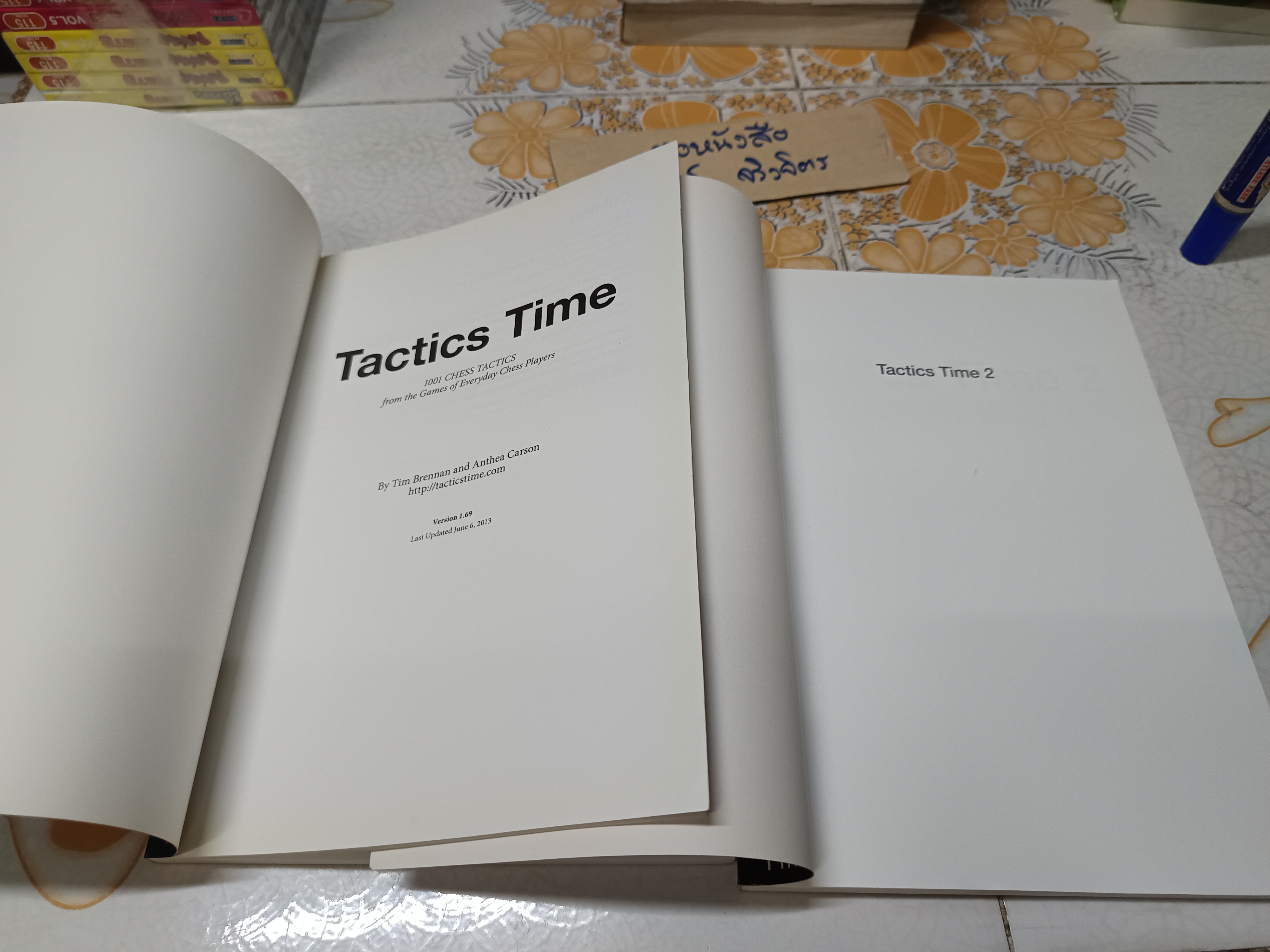(ขายรวม 2 เล่ม) Tactics Time 1 - 2 by Tim Brennan & Anthea Carson