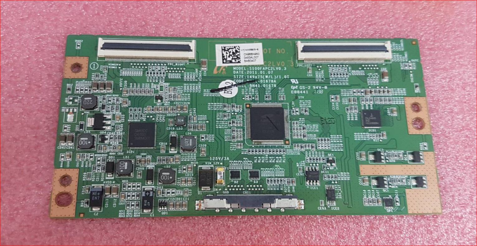 BN95-00493A BN96-16485A BN98-03130A ASSY PCB P-T-CON;LSJ400HM02-S,FR4,SUWON, UA40D5000PRXXT UA40D5000PTXXT UA40D5030PRXXT