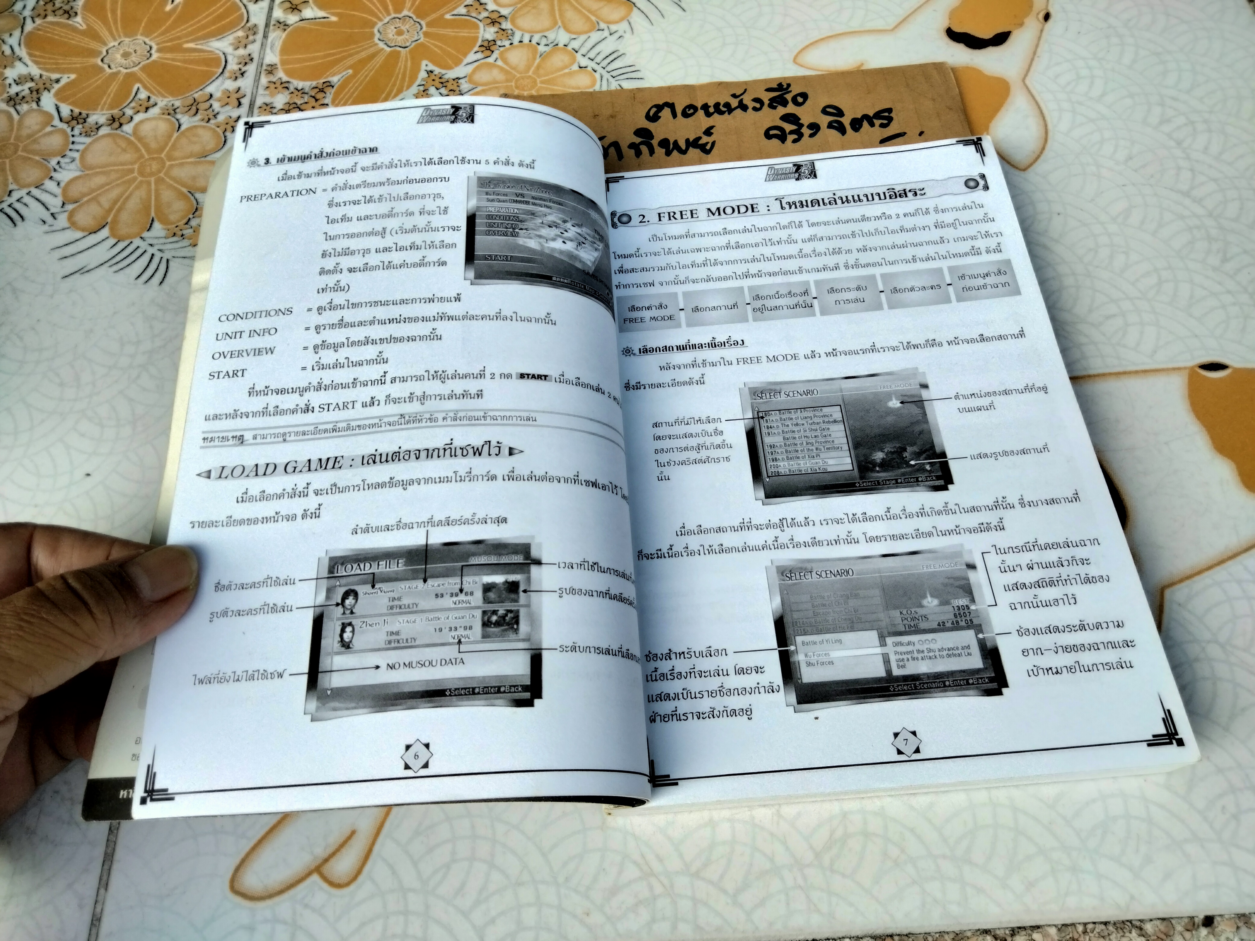 คู่มือเฉลยเกมส์ DYNASTY WARRIORS 5 **สินค้าหมด**