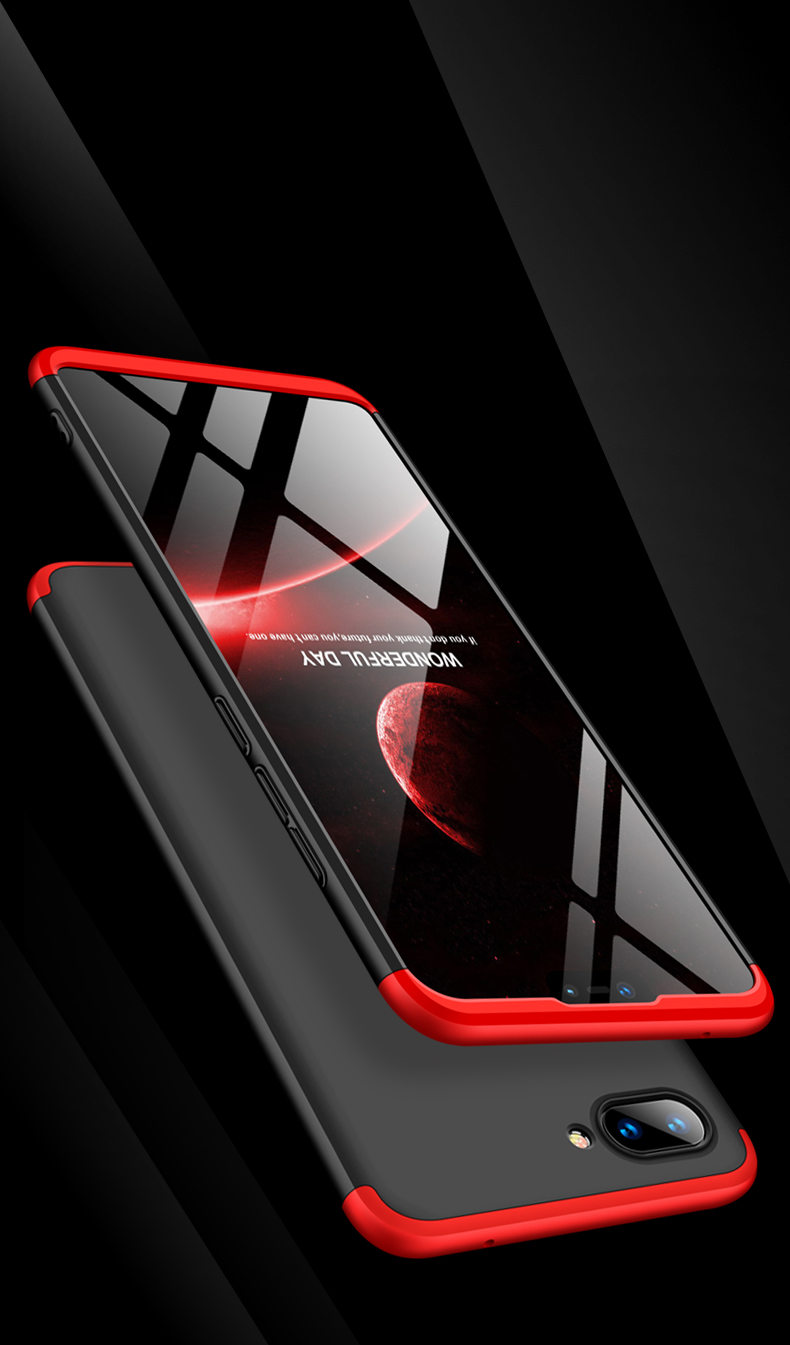 เคส Xiaomi Mi 8 Lite #เคสฝาหลังพลาสติกแข็งGKK Detachable All-wrapped Matte แยกชิ้นได้