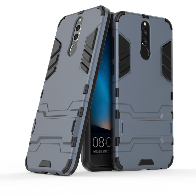 Case Huawei nova 2i #เคสฝาหลัง Cool Guard ไฮบริด พลาสติก+TPU มีขาตั้งในตัว รูปแบบสวยงามทันสมัย
