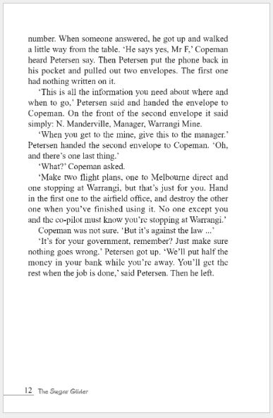 หนังสืออ่านนอกเวลาภาษาอังกฤษเรื่อง: The Sugar Glider + MP3 (ระดับ 5) The Sugar Glider +MP3 (Level 5) 神秘飞行计划（第5级）+MP3