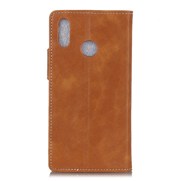 Case Asus Zenfone Max Pro (M2) ZB631KL #เคสฝาพับ S-shape Textured PU Leather Wallet