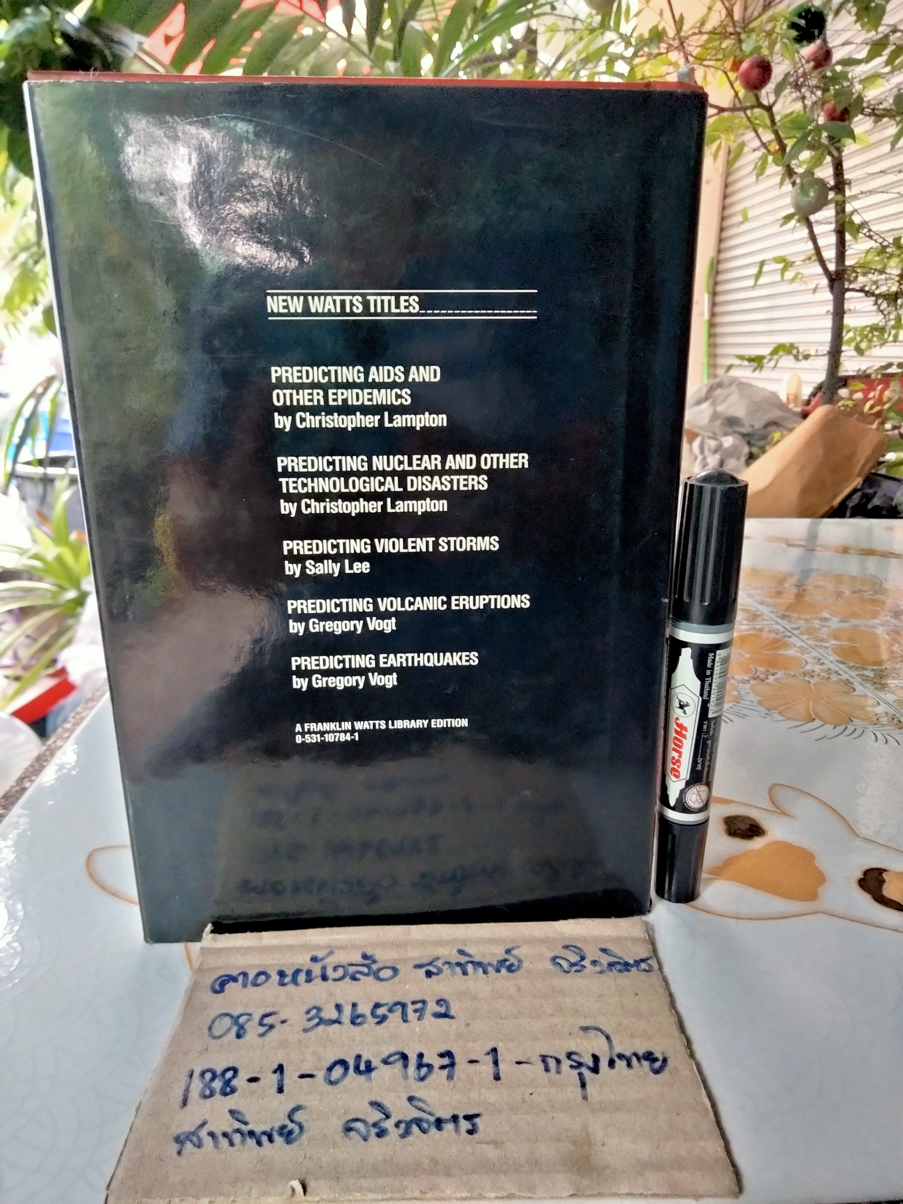 Predicting Nuclear and other Technological Disasters By CHRISTOPHER LAMPTON ,1989