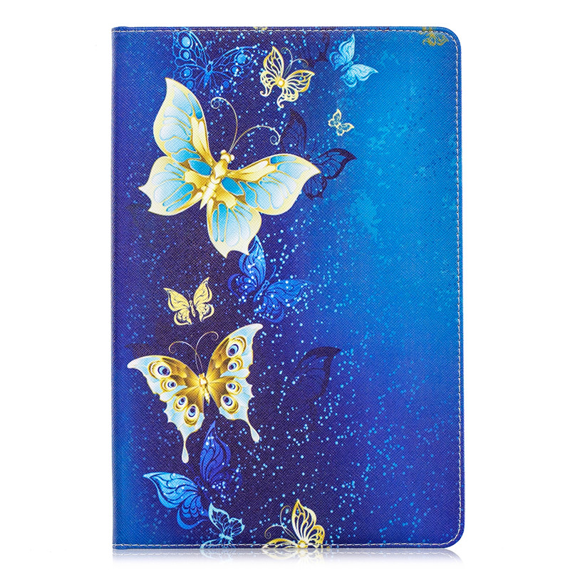 เคส Samsung Galaxy Tab S6 10.5 SM-T860 SM-T865 #เคสฝาพับสไตล์กระเป๋าสตางค์พิมพ์ลายสวยๆ Pattern Printing Magnetic Leather