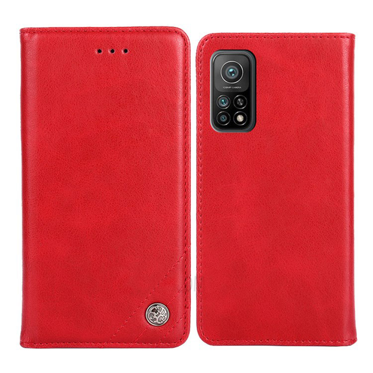 เคส Xiaomi Mi 10T #เคสฝาพับพรีเมี่ยมแบบกระเป๋าสตางค์ หนัง PU Vintage