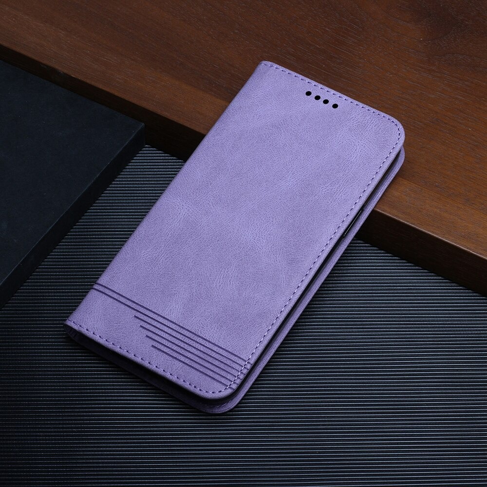 เคส Samsung Galaxy S21 FE 5G #เคสฝาพับหนัง PU สไตล์กระเป๋าสตางค์พร้อมช่องใส่การ์ด Luxury Flip Stand Card Phone Leather Wallet Cover Casing Auto-absorbed Smartphone