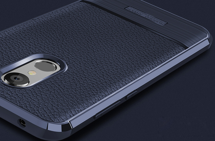 เคส Xiaomi Redmi 5 #เคสฝาหลัง TPU นิ่มผิวลิ้นจี่กันลื่นคุณภาพดีราคาถูก
