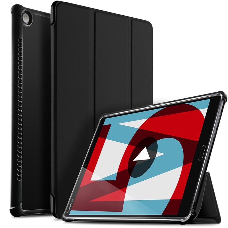 Case Huawei MediaPad M5 Pro 10.8 นิ้ว หนัง PU #เคสฝาพับแบบ 3 พับ Tri-fold Stand Smart Leather