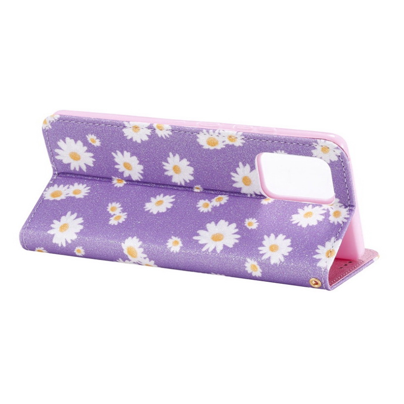 Case Samsung Galaxy Note 10 Lite #เคสฝาพับหนัง PU ลายดอกไม้ Beauty Case Flip Stand Card Leather Cover for Girl Women