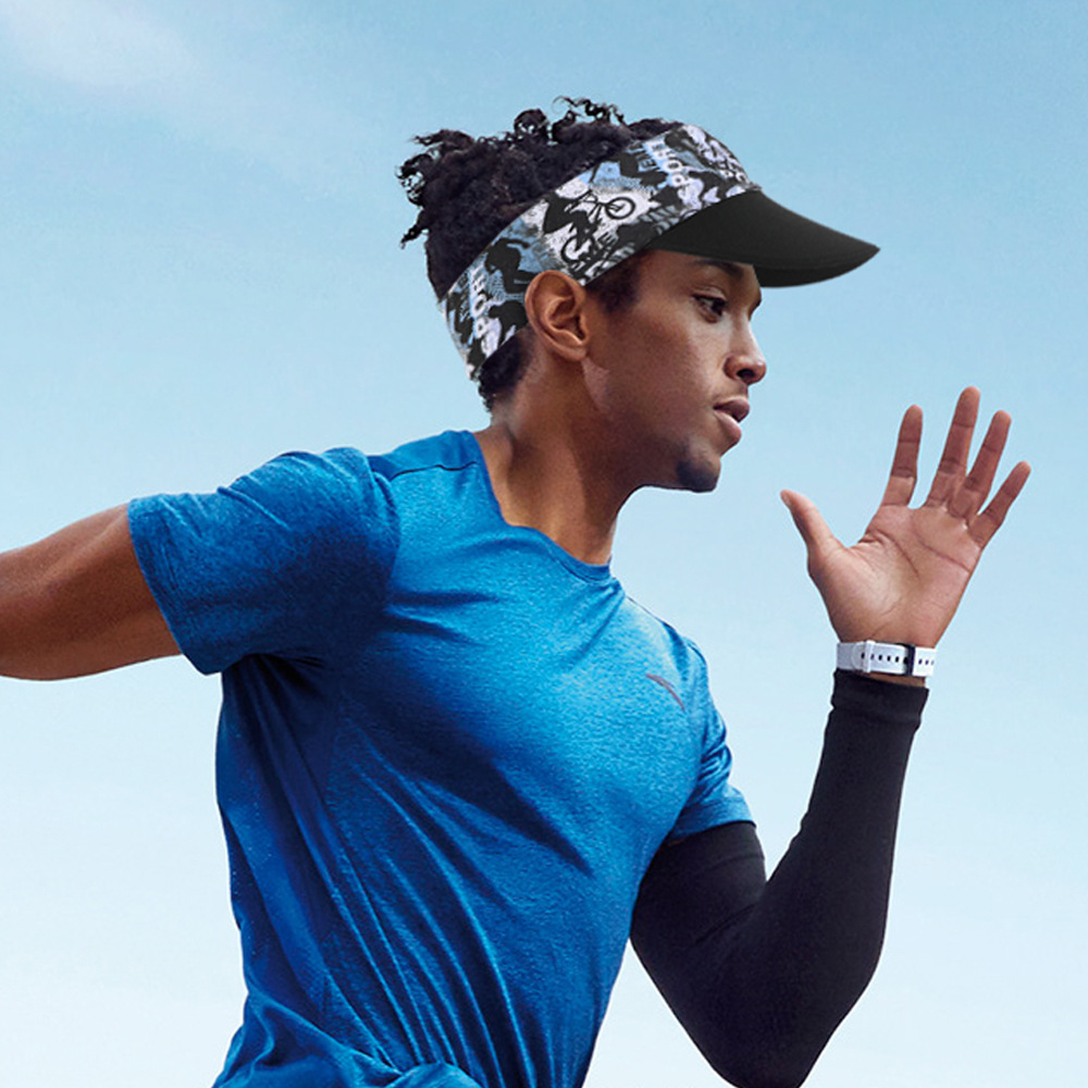 หมวกวิ่งครึ่งใบ กันแดด น้ำหนักเบา พับเก็บได้ Running Hat Sport (I08)