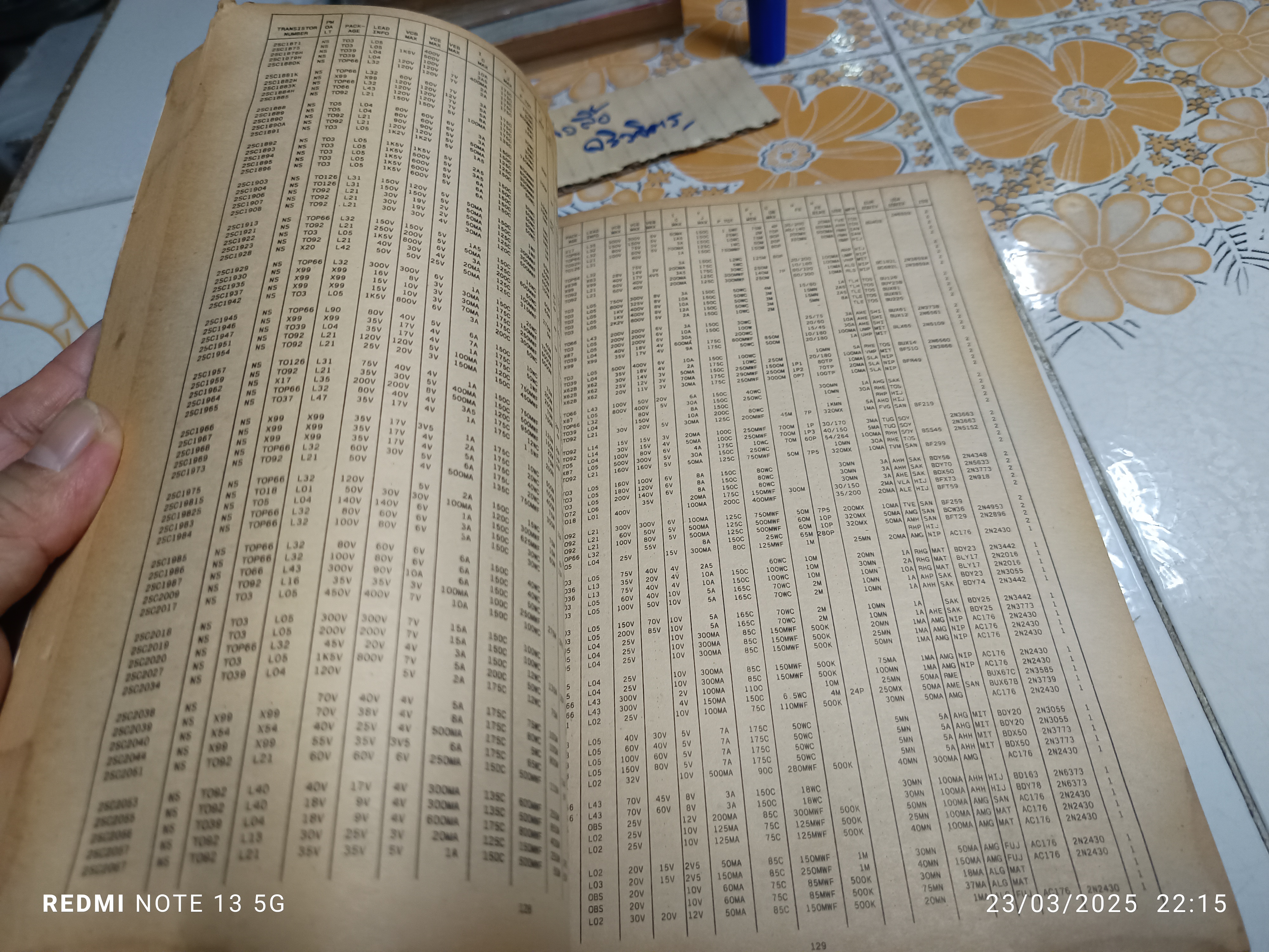 คู่มือ ทรานซิสเตอร์ Transistor data book สำนักพิมพ์ซีเอ็ด พิมพ์ครั้งที่ 8/2531