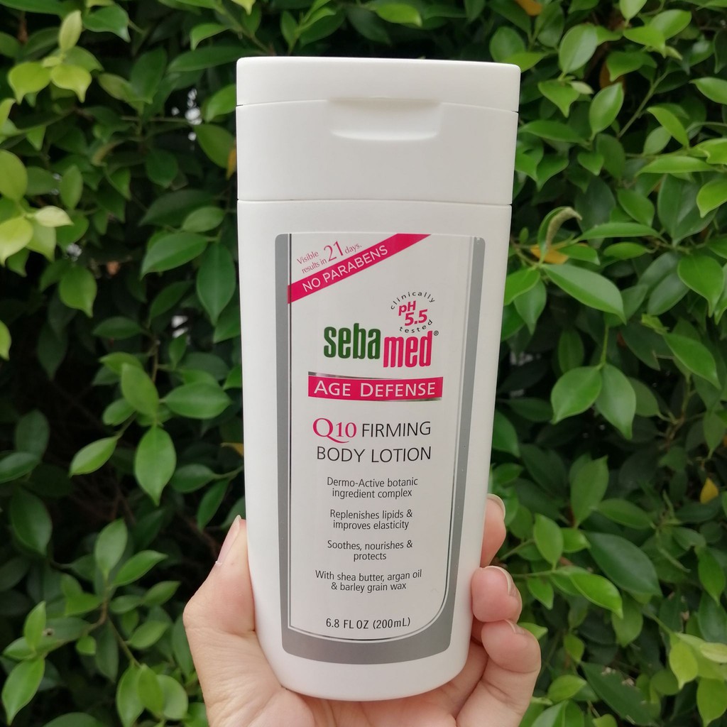(Pre Order) Sebamed® Age Defense Q10 Firming Body Lotion 6.8 fl oz (200 ml) ซีบาเมด ช่วยให้ผิวกระชับเต่งตึง เพิ่มความชุ่มชื้น ให้ผิวดูอ่อนเยาว์