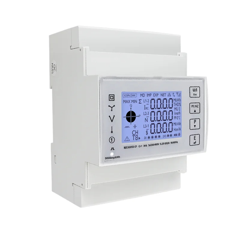 พาวเวอร์มิเตอร์ 3 เฟส Three-phase WIFI multi-function energy meter with current transformer TAC4321CT series ผ่านแอพพลิเคชั่น Tuya